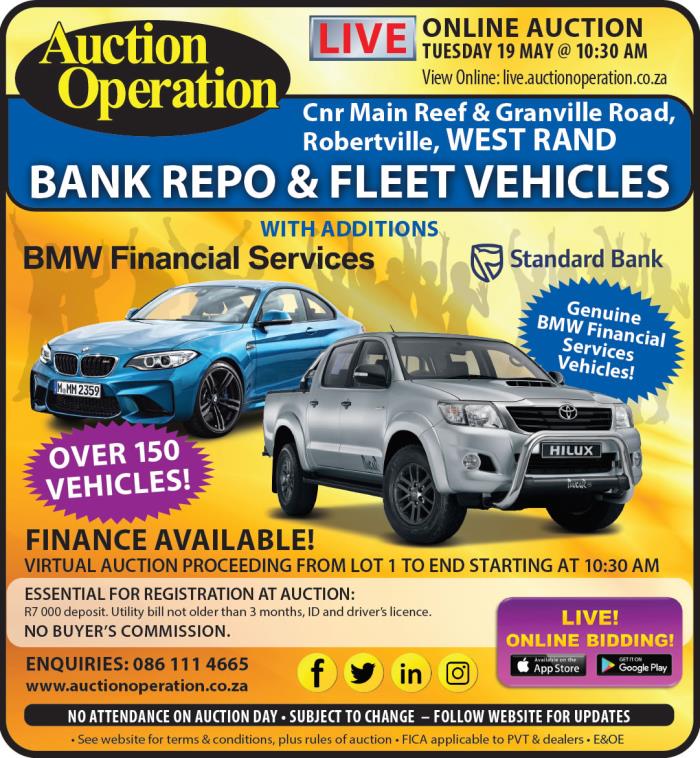 Auction Operation LIVE ONLINE AUCTION REPO & FLEET
