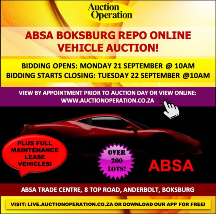 Auction Operation ABSA BOKSBURG